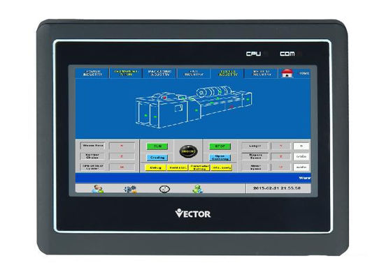 Anzeige des Ethernet-7.4inch HMI der Bedienfeld-RS485 HMI LCD